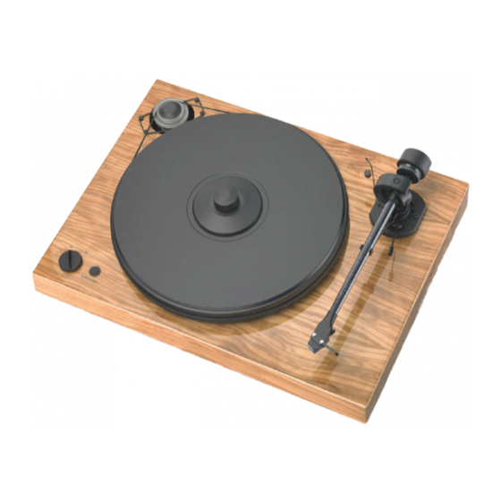 Pro-Ject Audio Systems Pro-Ject 2 Xperience Comfort Instructions For Use Manual