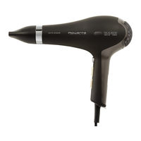 Rowenta Ion Ceramic hairdryer User Manual
