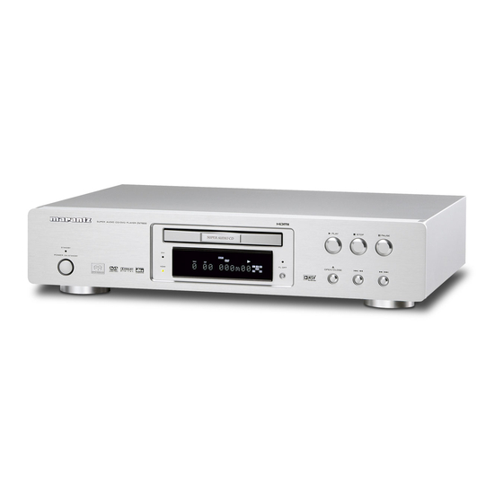 Marantz DV7600 Service Manual