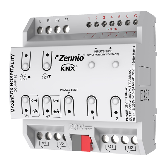 Zennio MAXinBOX Hospitality ZCL-HP126 Manuals