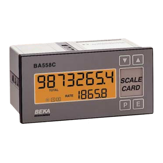 BEKA BA558C Manual