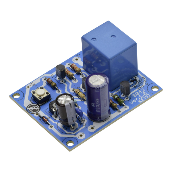 Kemo B042 Quick Manual