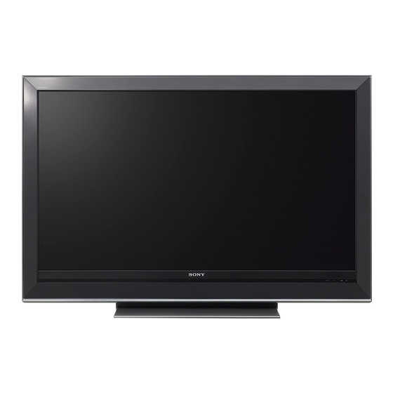 Sony Bravia KDL-40W3000 Operating Instructions Manual