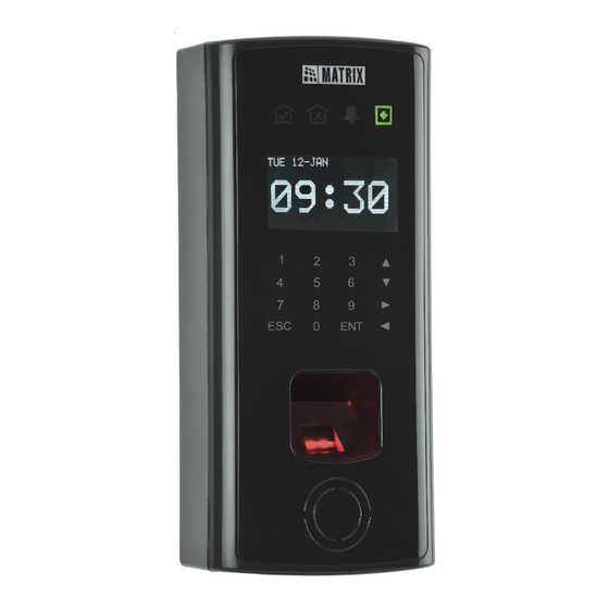 Matrix Cosec Door Quick Start Manual