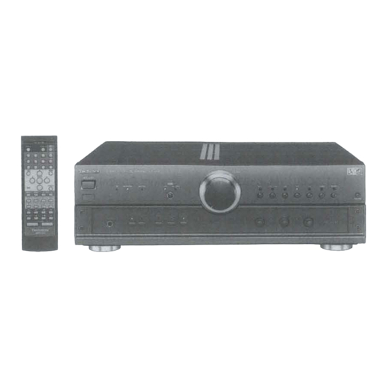 Technics SU-A808 Service Manual