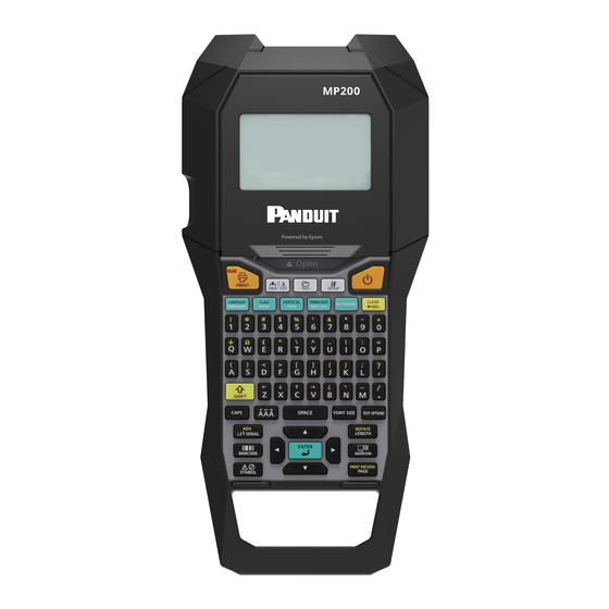 Panduit MP200 Firmware Update Instruction Manual