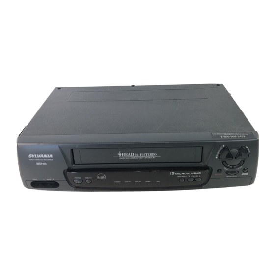 Sylvania KVS699K VCR Cassette Recorder Manuals