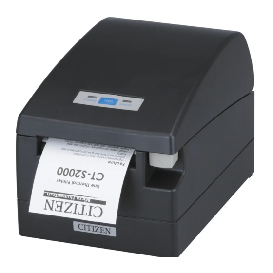 Citizen CT-S2000 Command Reference Manual