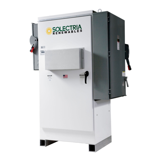 Solectria Renewables PVI 50KW Manuals