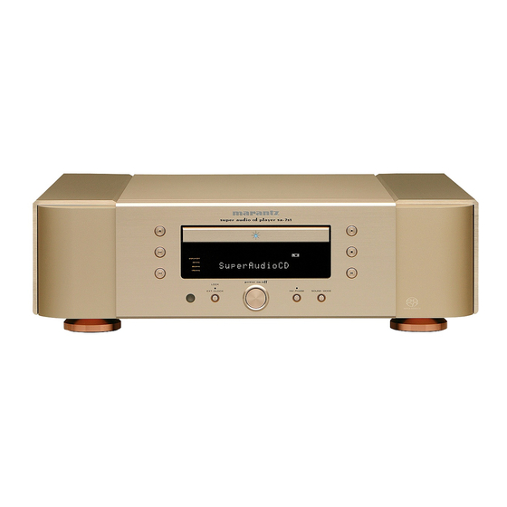 Marantz SA-7S1 User Manual