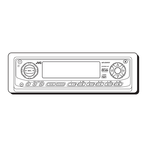 JVC KD-SX995 Service Manual