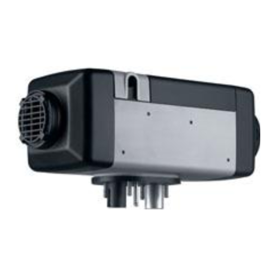 Webasto Air Top 3500 ST Installation Instructions Manual