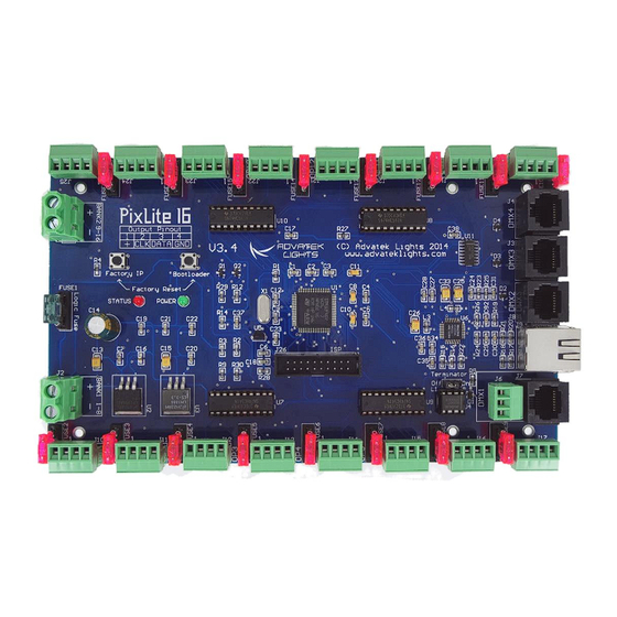 Advatek Lights PIXLITE 16 User Manual