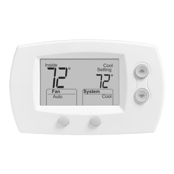 Honeywell Home FocusPRO 5000 Series Quick Start Manual
