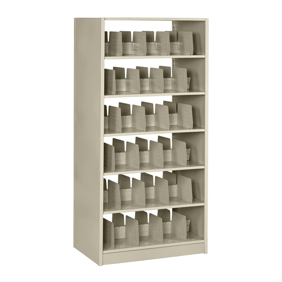 Tennsco Imperial Shelving 3630 Assembly Instructions/Parts Manual