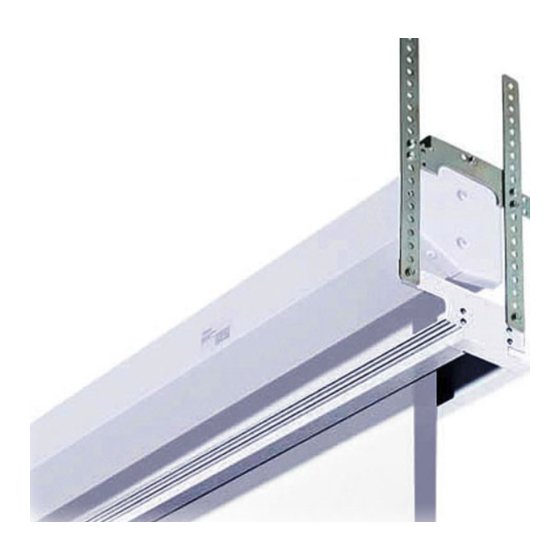 Draper Ceiling Trim Kit Instructions Installation & Operation