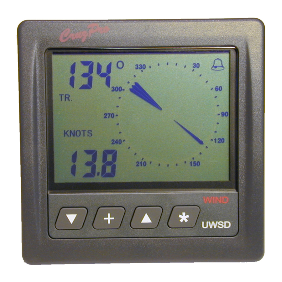 CruzPro WSD110 Manual