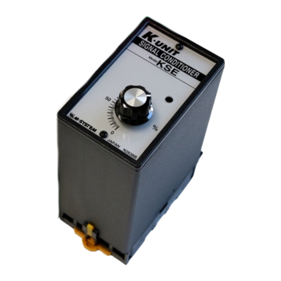 M-system KSE-x1 Instruction Manual