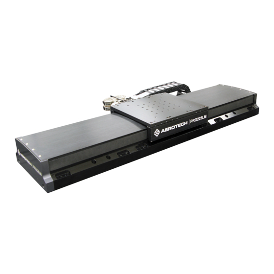 Aerotech PRO225LM Series Hardware Manual