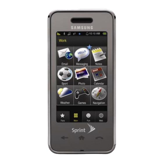 Samsung SPH-M800 User Manual