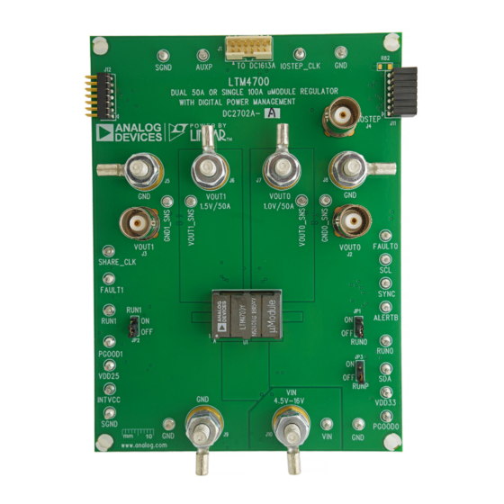 Analog Devices LINEAR DC2702A-A Demo Manual