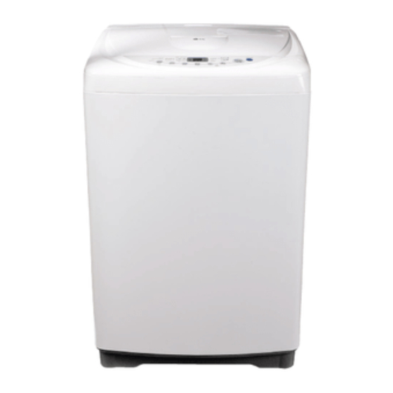 LG WF-T8500TP Owner's Manual