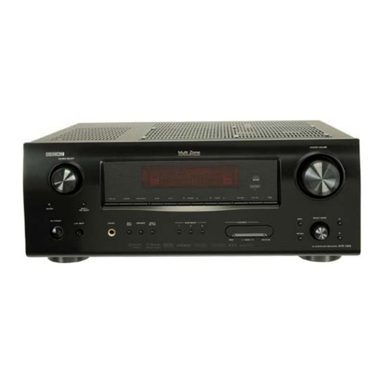 Denon AVR-1909 Owner's Manual