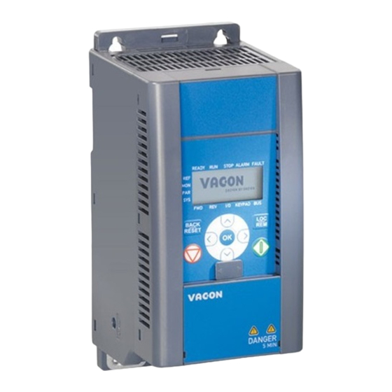 Vacon 20 SERIES Applications Manual