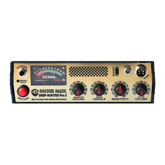 GOLDEN MASK Deep Hunter Pro User Manual