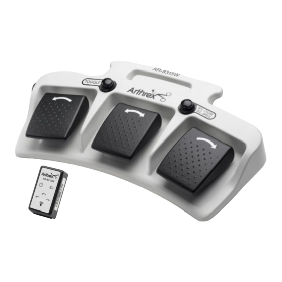 Arthrex Synergy Resection AR-8315W Operator's Manual