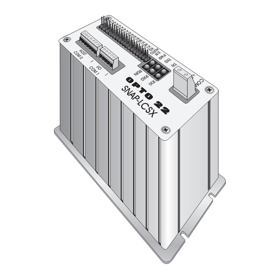 OPTO 22 LCSX-PLUS Installation Manual