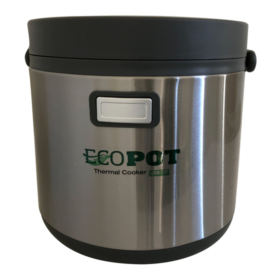 ECOPOT QUICK POT USER MANUAL RECIPES Pdf Download ManualsLib