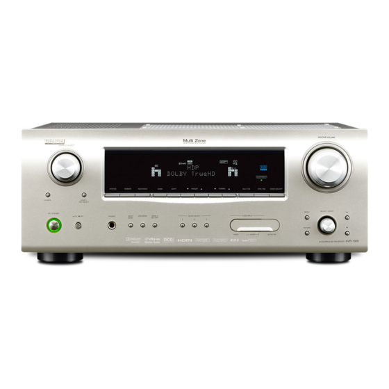 Denon AVR-1909 Getting Started