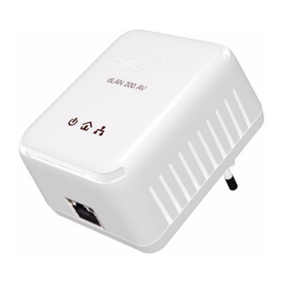 Devolo 200 AV User Manual