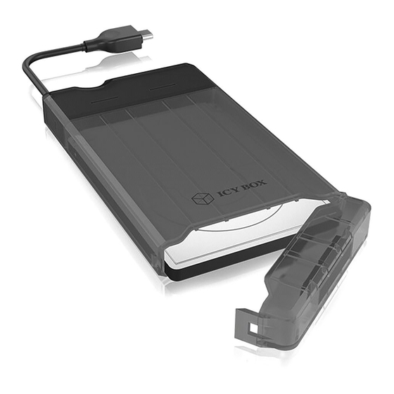 Icy Box IB-235-C31 Hard Drive Enclosure Manuals