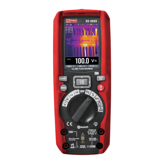 RS PRO RS-9889 Instruction Manual