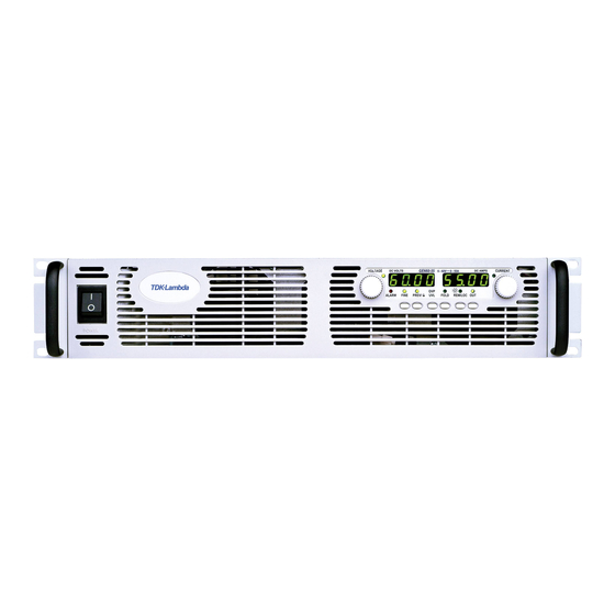 TDK-Lambda GENESYS GEN 5kW Series User Manual