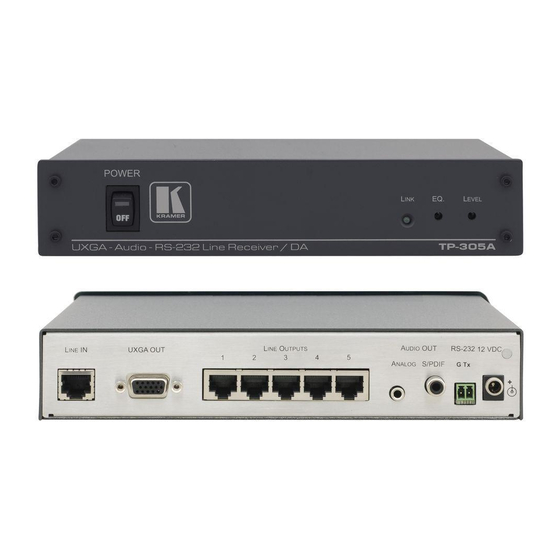 Kramer TP-305A User Manual
