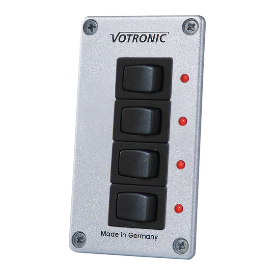 Votronic 4 S 12/24 Installation And Operating Manual