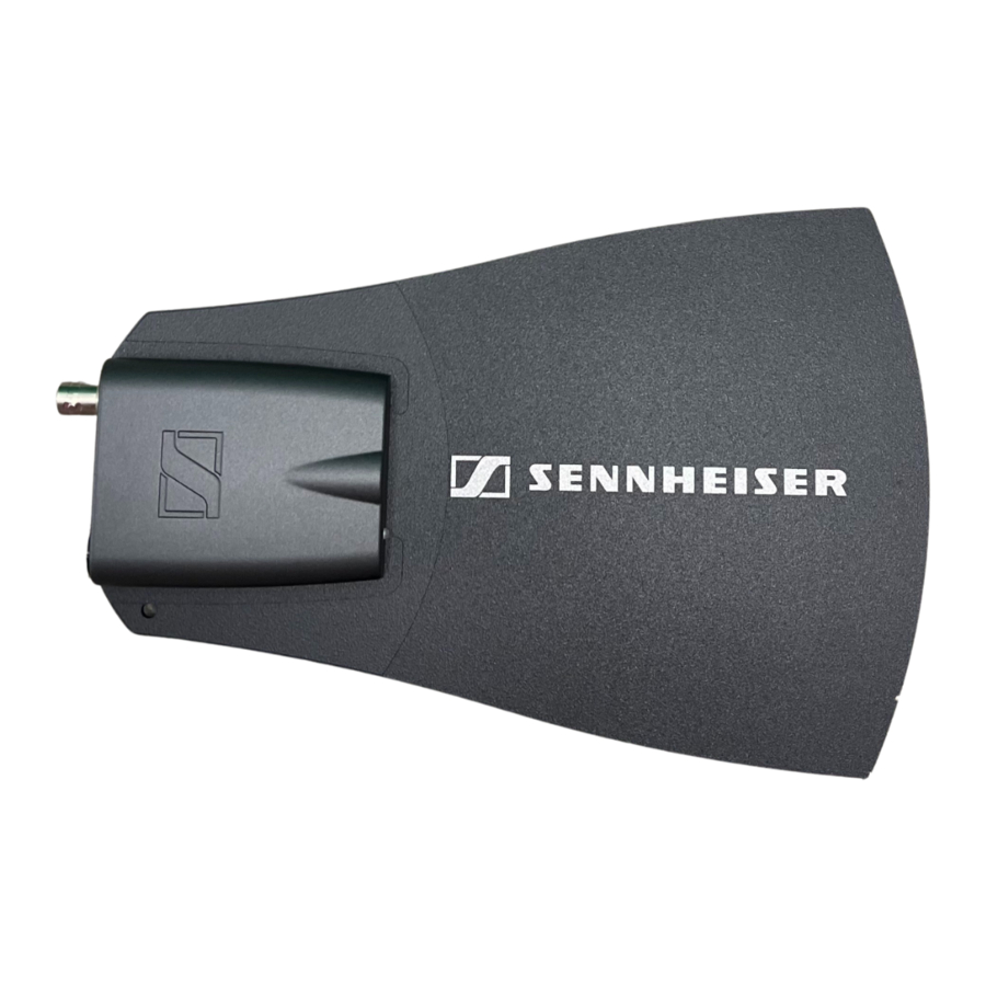 Sennheiser A 3700 - Omnidirectional Antenna Manual