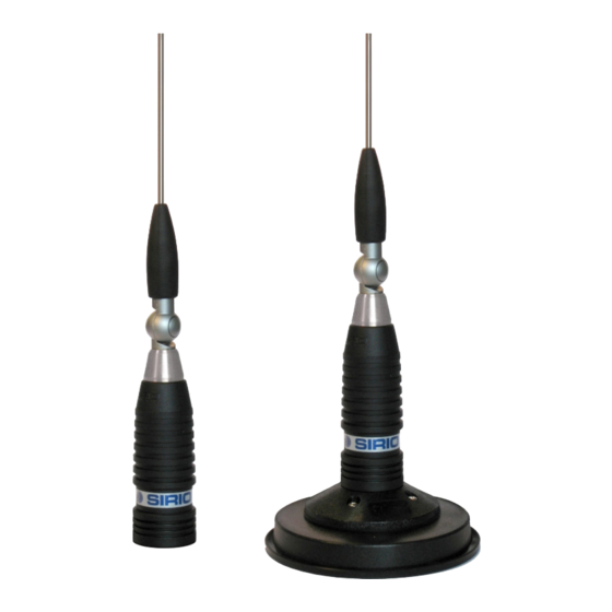 Sirio Antenne NEW TITANIUM 3001 Series Installation Manual