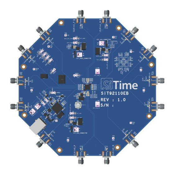 SiTime SiT92110 User Manual