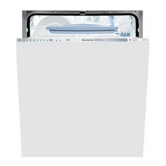 Hotpoint Ariston LFT 321 Dishwasher Manuals