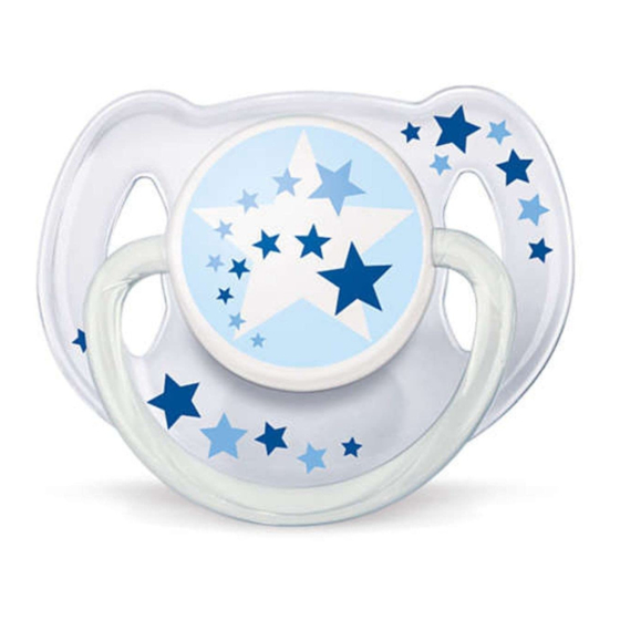Philips AVENT AVENT Night Time Pacifiers SCF176 Specifications