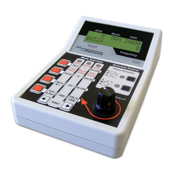 Motrona ES001 Operating Manual