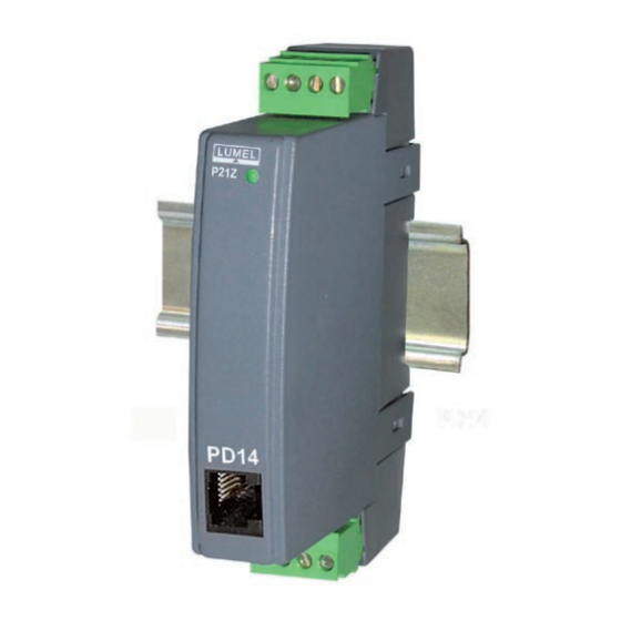 Lumel P21Z Series User Manual