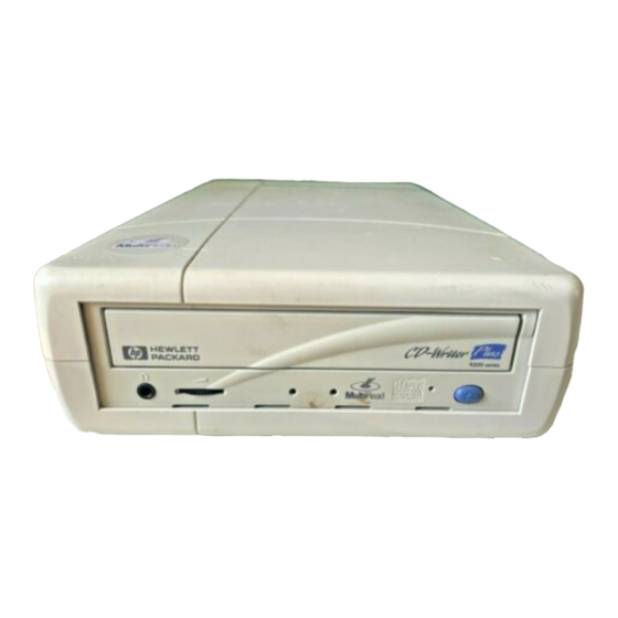 HP CD-Writer Plus 8200e User Manual