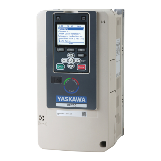 YASKAWA CR700 Quick Start Manual