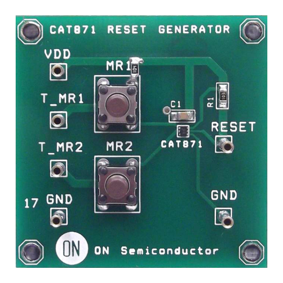 ON Semiconductor CAT872 User Manual