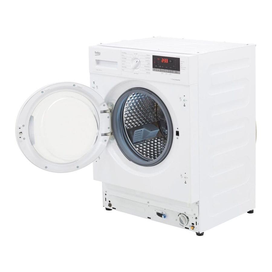 Beko WTIK76151F - Integrated 7kg Washing Machine Manual